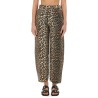 LEOPARD PRINT DENIM "STARY" JEANS