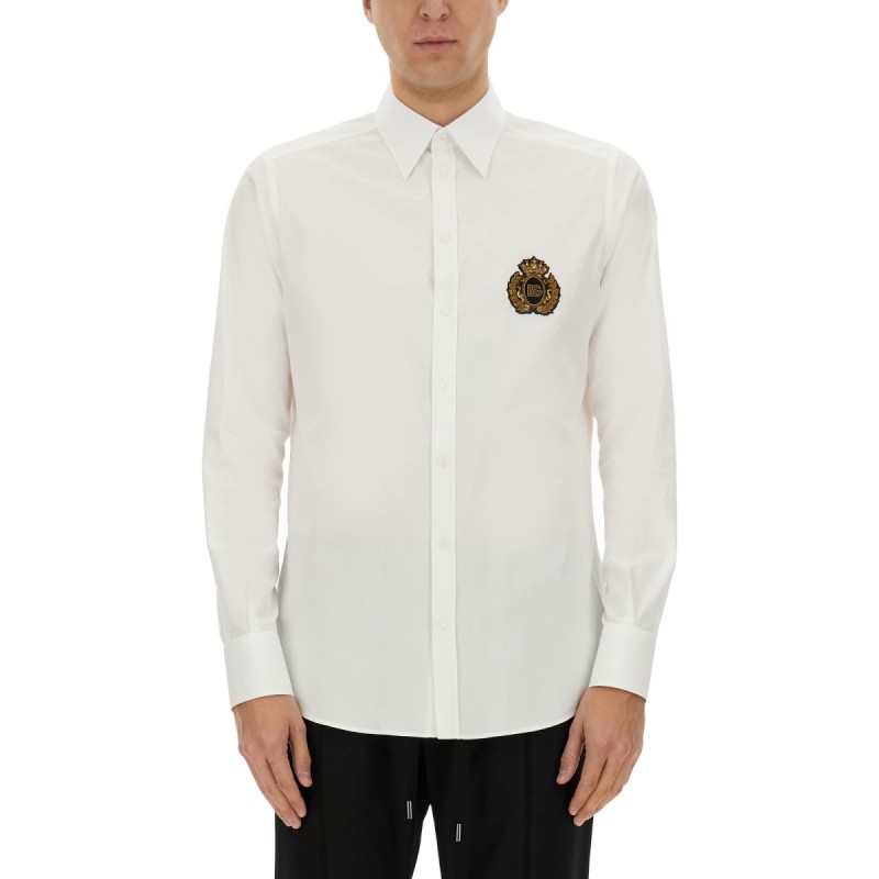 SHIRT WITH HERALDIC PATCH