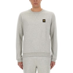 SWEATSHIRT WITH LOGO PATCH