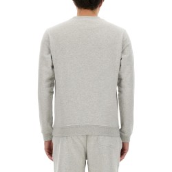 SWEATSHIRT WITH LOGO PATCH