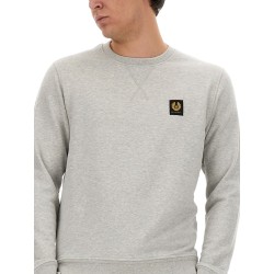 SWEATSHIRT WITH LOGO PATCH
