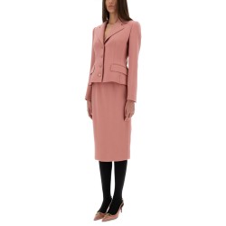 DG LOGO LONGUETTE PENCIL SKIRT