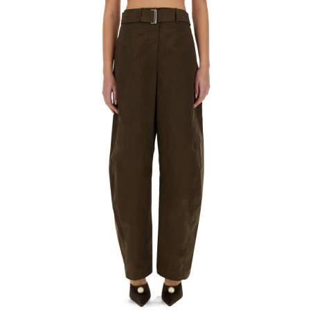 "WIDE-LEG" PANTS WITH BELT