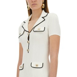 VISCOSE KNIT MINI DRESS