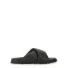 LEATHER SLIDE SANDAL