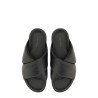 LEATHER SLIDE SANDAL