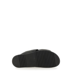 LEATHER SLIDE SANDAL