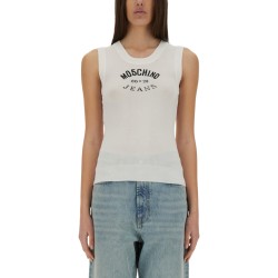 KNIT TOP WITH INLAY LOGO