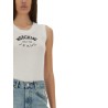KNIT TOP WITH INLAY LOGO