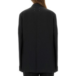 WOOL AND MOHAIR BLAZER