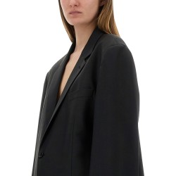 WOOL AND MOHAIR BLAZER