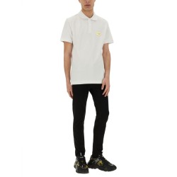 POLO SHIRT WITH LOGO PLAQUE