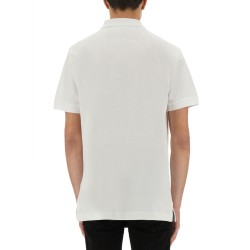 POLO SHIRT WITH LOGO PLAQUE