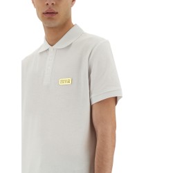 POLO SHIRT WITH LOGO PLAQUE