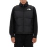 SLEEVELESS DOWN JACKET WITH LOGO