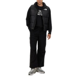 SLEEVELESS DOWN JACKET WITH LOGO