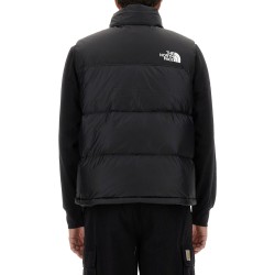 SLEEVELESS DOWN JACKET WITH LOGO