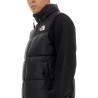 SLEEVELESS DOWN JACKET WITH LOGO