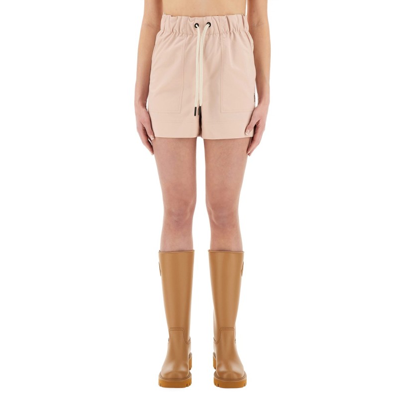 COTTON GABARDINE SHORTS