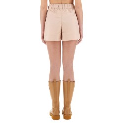 COTTON GABARDINE SHORTS