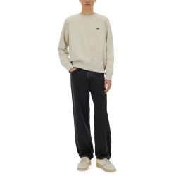 SWEATSHIRT WITH EMBROIDERED LOGO