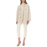 LINEN AND COTTON CANVAS PARKA
