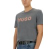 T-SHIRT WITH CONTRASTING LOGO