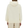 SWEATSHIRT WITH BRUSHED LOGO