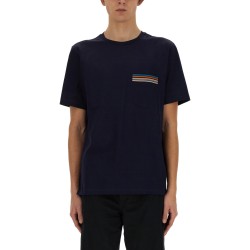 STRIPES LOGO POCKET T-SHIRT