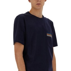STRIPES LOGO POCKET T-SHIRT