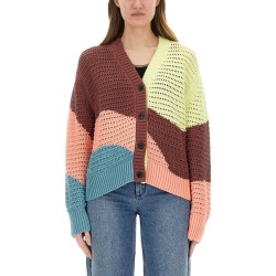 GRADIENT WAVE" CARDIGAN