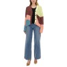 GRADIENT WAVE" CARDIGAN
