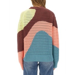 GRADIENT WAVE" CARDIGAN