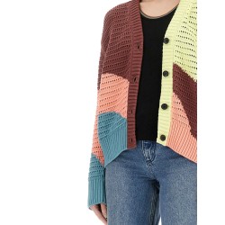 GRADIENT WAVE" CARDIGAN