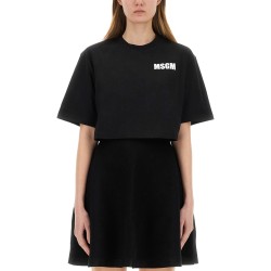 CROPPED T-SHIRT WITH LOGO