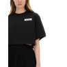 CROPPED T-SHIRT WITH LOGO