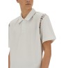 POLO SHIRT WITH ZIG ZAG EMBROIDERY