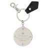 LEATHER "ORB" KEYCHAIN
