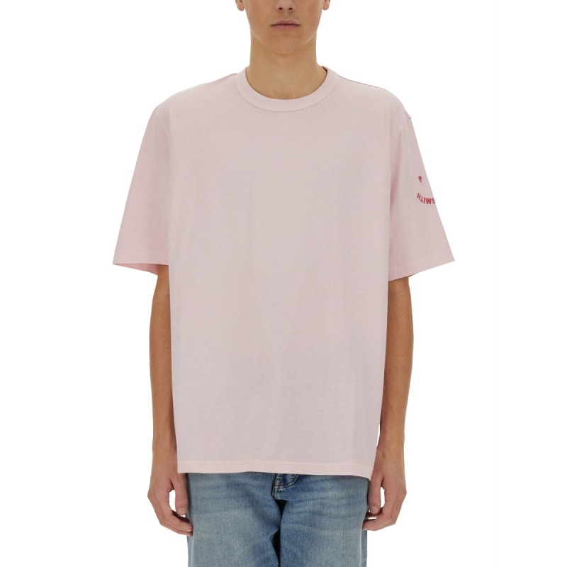 T-SHIRT WITH EMBROIDERY PS HAPPY