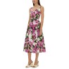 PEONY PRINT LONG SKIRT