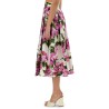 PEONY PRINT LONG SKIRT