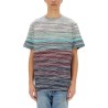 DEGRADÉ FLAMED COTTON T-SHIRT