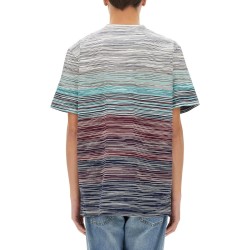 DEGRADÉ FLAMED COTTON T-SHIRT