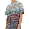 DEGRADÉ FLAMED COTTON T-SHIRT
