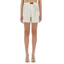 UPCYCLED LINEN SHORTS