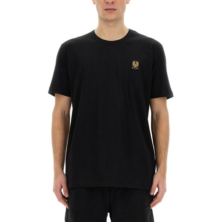 T-SHIRT WITH LOGO PATCH