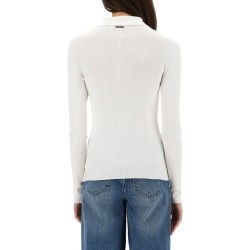 RIBBED CARDIGAN
