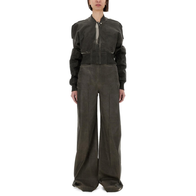 CROPPED BOMBER JACKET "FLIGHT JKT"