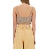 SEQUINED TRICOT TOP