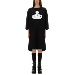 "HALFTONE ORB ISLA" T-SHIRT DRESS